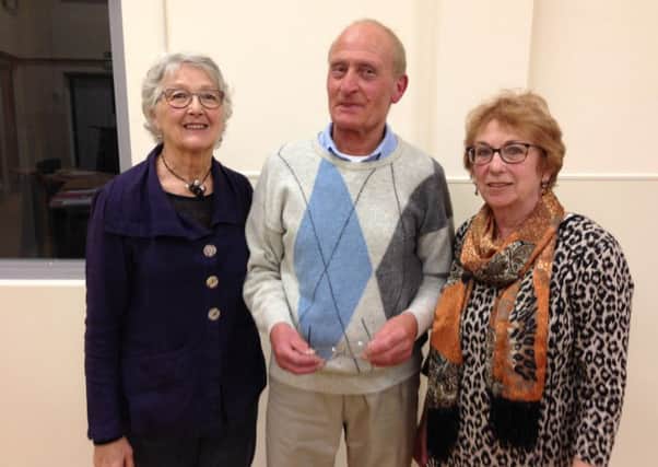 Organisers Helen Silman, John Hughes, and Maggie Winter of the Adur and worthing Resident's Alliance.