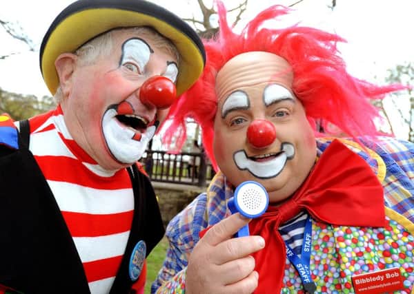 Bluey the Clown and clown Bibbledy Bob are getting excited about coming back to Bognor