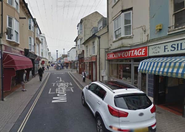 The area of Montague Street where police said the incident happened. Picture: Google Street View