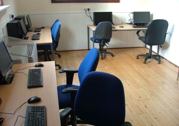 The new IT suite at the Harriet Johnson Centre