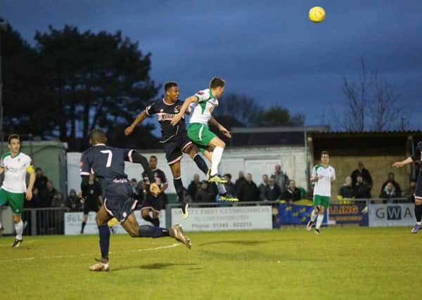 The Rocks look for a breakthrough against Dulwich / Picture by Tim Hale