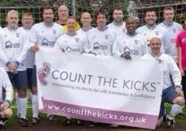 A football charity day is being held for Kicks Count.