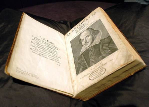 The First Folio is the 1623 published collection of William Shakespeare's plays