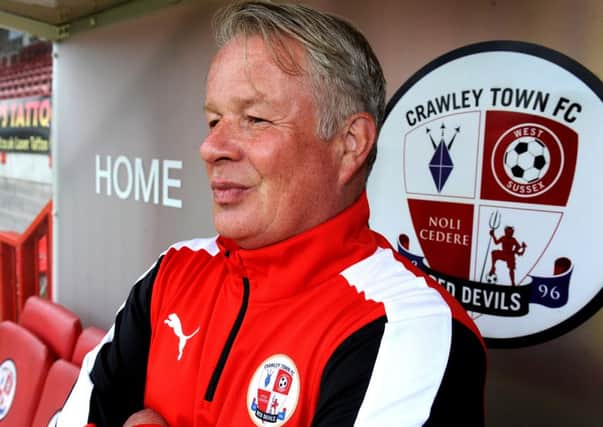 Sky Bet League 2 side Crawley Town FC have appointed former Chelsea and Arsenal coach Dermot Drummy as their new manager on a two-year deal. Pic Steve Robards SR1612143 SUS-160429-134944001