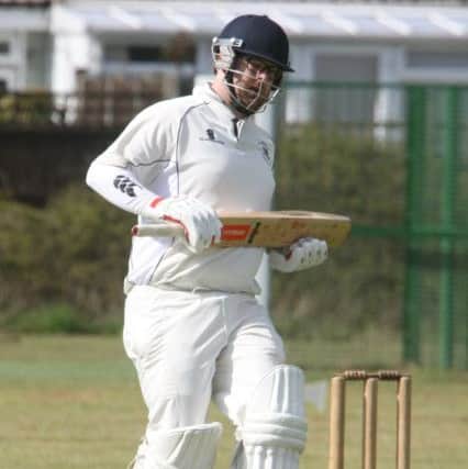 DM16114594a.jpg Cricket: Aldwick v St Andrews (batting). Nick Elkins. Photo by Derek Martin SUS-160430-213909008