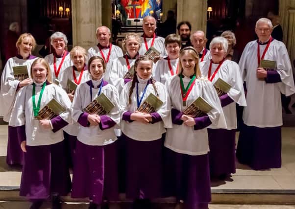 St Nicolas Old Shoreham choir perfroemd at a massed choirs event at Chichester Cathedral last month (April, 2016)