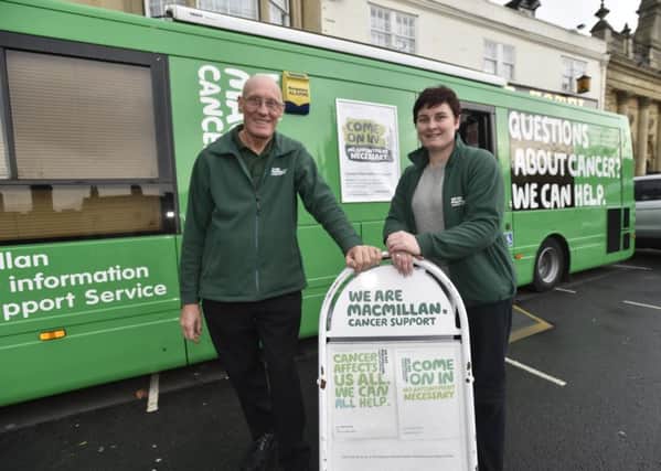 Macmillan Cancer Supports mobile service is bringing free, specialist information and support about cancer to West Sussex this week. Picture: Macmillan Cancer Support