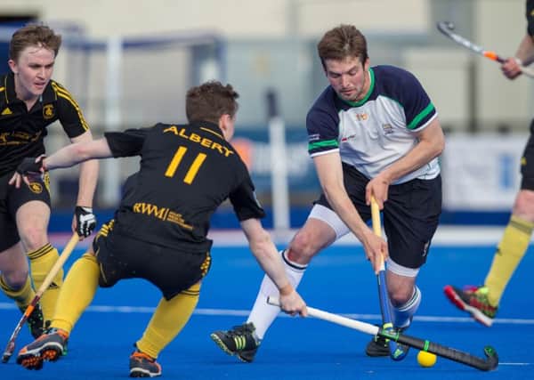 Chichester in possession against Beeston at the Olympic Park / Picture by Ravi Ghowry