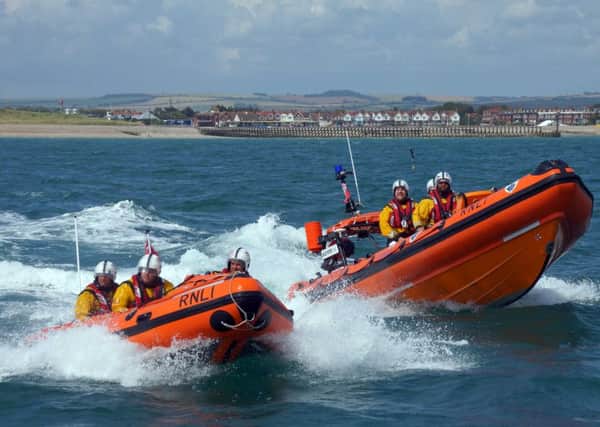 Littlehampton RNLI launched both lifeboats four times to rescue boats over the weekend.