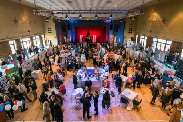 The De La Warr Pavilion packed with hopeful jobseekers and businesses offering opportunities