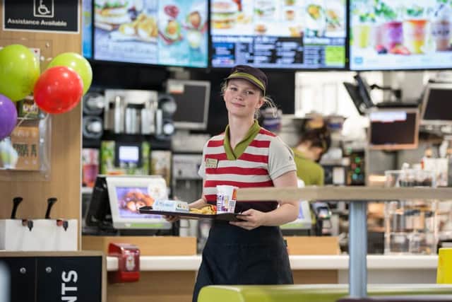 McDonald's has launched a new table service. Photo by Joel Goodman.
