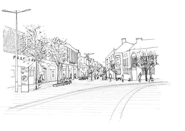 Loss of the clock tower? What a revamped High Street could look like. Picture by LDA Design
