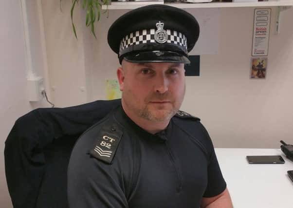 Sgt Darren Taylor. Sussex Police photo