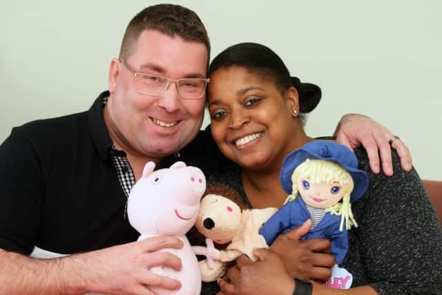 DM16113678a Foster carers Paul and Sonia Maddocks have finally been given a child in the age group they wanted