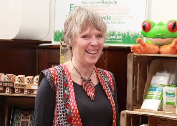 Environment awareness campaigner Carrie Cort of Sussex Green Living is attempting to beat the current Tietastic Guinness World Record of wearing more than 260 ties at her Green Play and Display event on Friday June 3 - picture submitted by carrie Cort