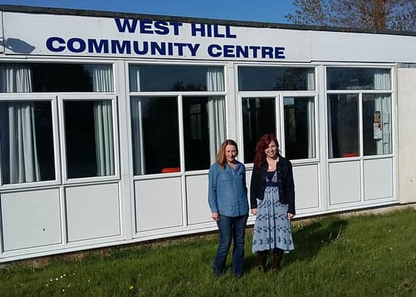 Sandra Baker and Sarah Corrie at the West Hill Community Centre SUS-160518-154900001