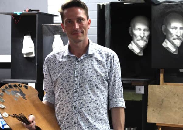 Horsham artist Benjamin Smith has been awarded the QEST Siegmund Warburg Scholarship from the Queen Elizabeth Scholarship Trust scholarship after giving up a law career two years ago - submitted by Mr Smith