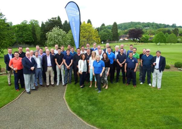 The golfers who took part in the golf day for the Dame Vera Lynn Children's Charity