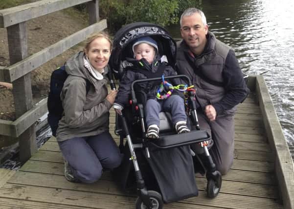 Fiona and Richard Smith have set up a charity called Sullivan's Heroes, named after their son, to help parents like them adapt their homes for disabled children - picture submitted