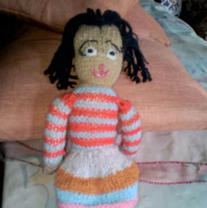 Dolls were among the items knitted by a group of women in Lancing and Sompting
