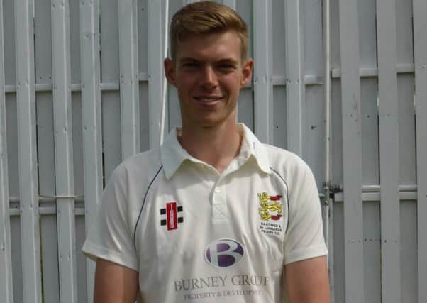 Hastings Priory pace bowler Adam Barton dismissed four of Worthing's top five batsmen to set up a nine-wicket victory