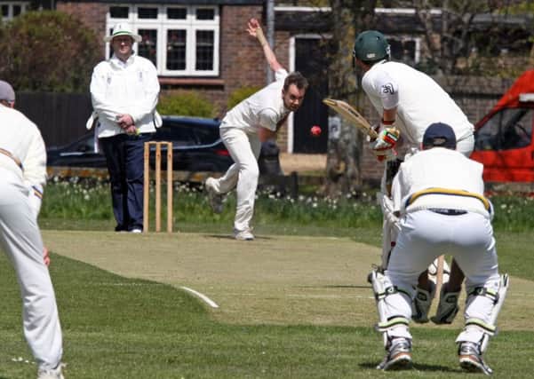 DM16114320a.jpg Cricket: Broadwater v Crawley Down (batting). Photo by Derek Martin