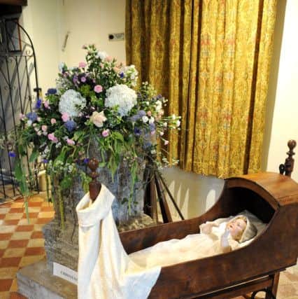 The christening display, complete with baby SR1612721