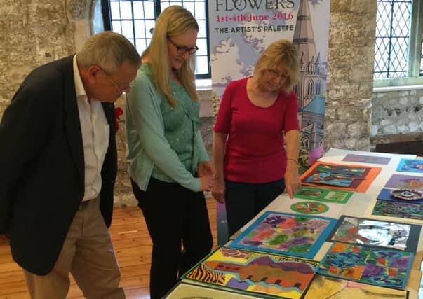 Judges Robin Dickeson, Louise Hastings and Maggie Lawrence were impressed by the standard of entries