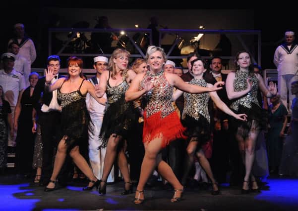 Lucy Newton, centre, as Reno Sweeney in Southwick Opera's Anything Goes. Picture: Miles Davies