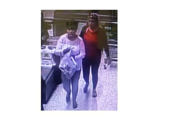 Police would like to speak to these women in connection with a theft from Morrisons supermarket in Hawthorn Road, Wick. Picture: Sussex Police