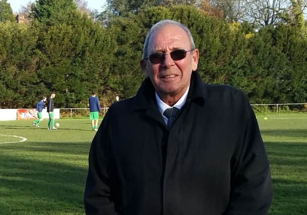 Bexhill United Football Club chairman Bill Harrison. Picture courtesy Mark Killy