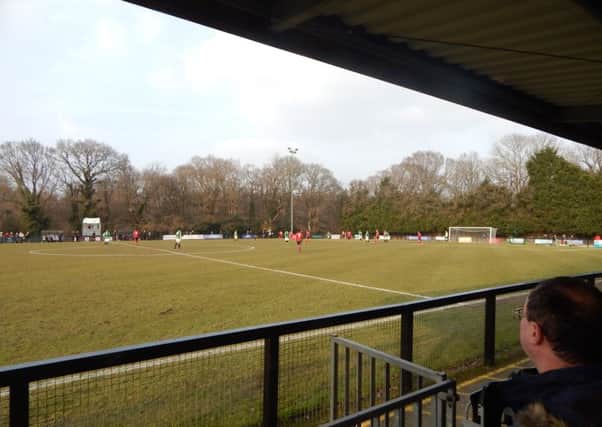Burgess Hill Town v Hampton and Richmond Borough. Picture by Mark Dunford SUS-161203-215634001