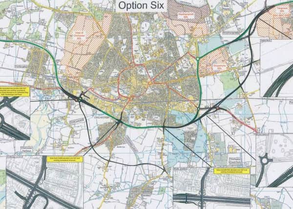 Option Six would have cost Â£583.2m and take 36 months to construct. Ã½Crown copyright 2016 Ordnance Survey. Media 013/16