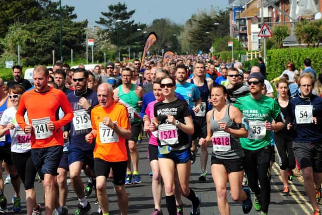 It was a packed field for the 22nd year of the Bognor Prom 10k / Picture by Kate Shemilt