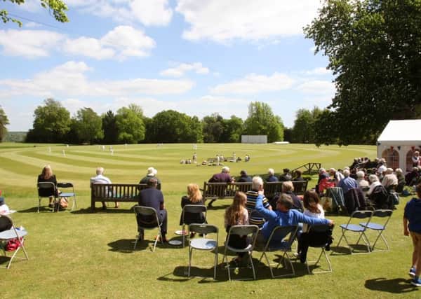 What a lovely spot to watch cricket - Arundel Castle