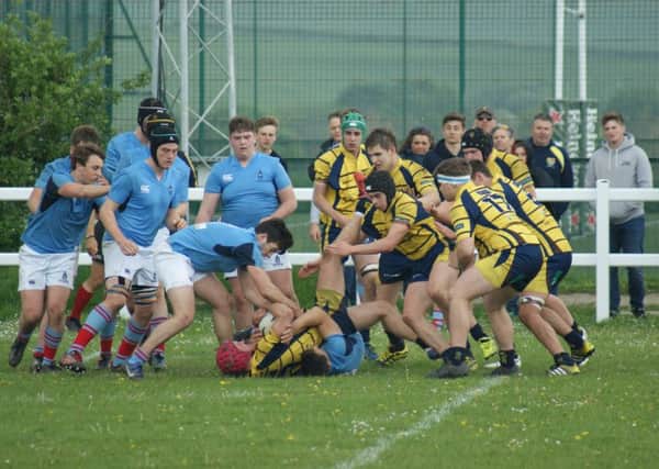 Chi Colts, in blue, take on Worthing in the Sussex final / Picture by Simon Patterson