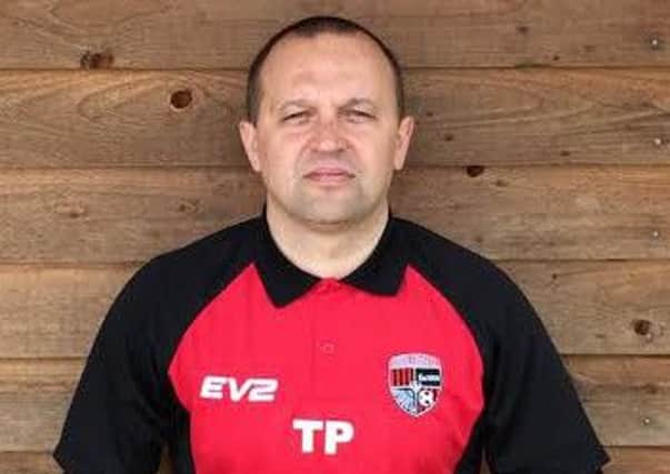 Tom Piatek has taken over as Rustington Football Club boss