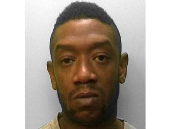 Leon Hazel, 37, has been jailed for nine years for his involvement in a masked robbery where he held a woman at gunpoint. Picture: Sussex Police