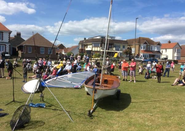Blessing the boats in Lancing, June 2015