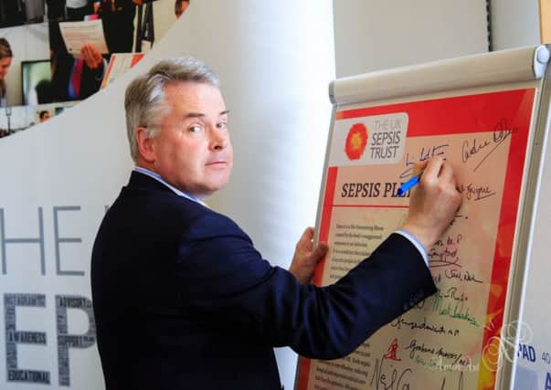 Tim Loughton MP for East Worthing & Shoreham attended a Parliamentary event to raise awareness of Sepsis (photo submitted). SUS-160517-154156001