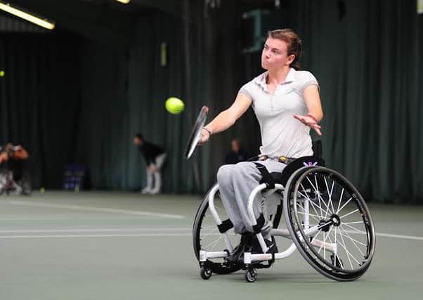 Worthing wheelchair tennis talent Lauren Jones