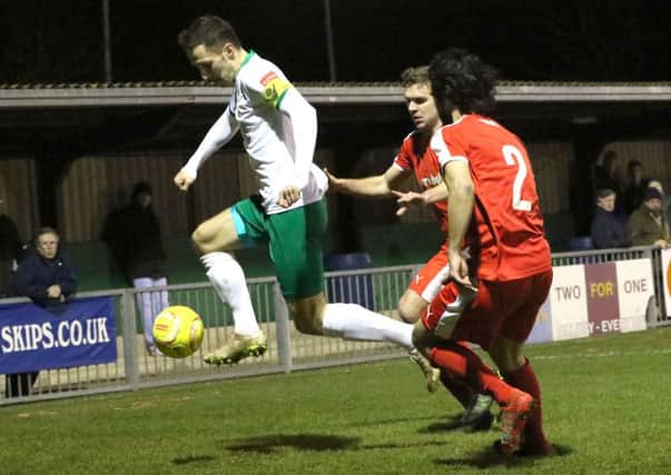 Jason Prior in action in the win over Leiston / Picture by Tim Hale