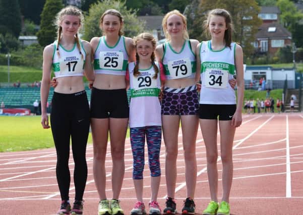 Five Chichester athletes at the county championships / Picture by Lee Hollyer