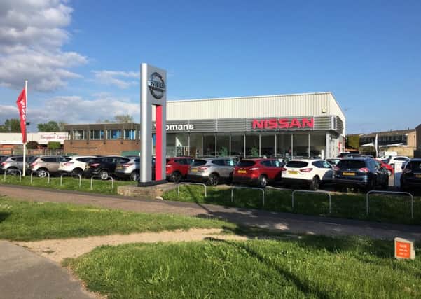 Yeomans Nissan, located in the Arun Business Park on Shripney Road
