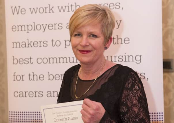 Sue McGill has been awarded the prestigious title of Queens Nurse