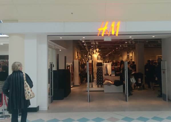 H&M in Swan Walk shopping centre.