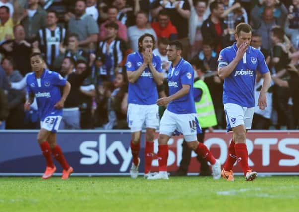 The bookies expect Pompey to get over their play-off disappointment and be crowned champions next season Picture: Joe Pepler