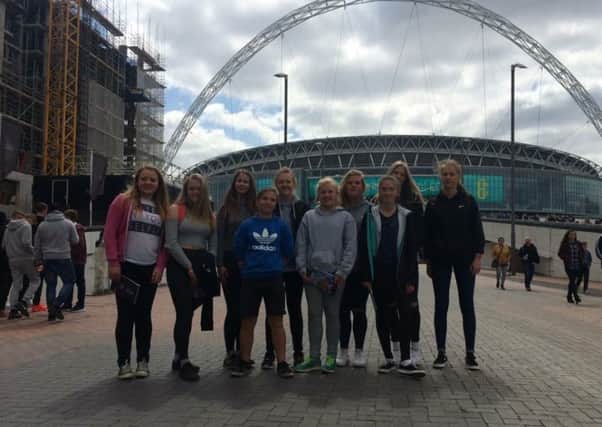 Chi City girls under-15s at Wembley