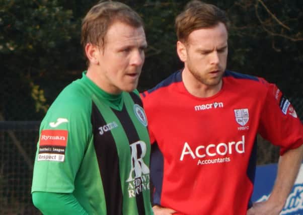 James Fraser. Burgess Hill Town v Hampton and Richmond Borough. Picture by Mark Dunford SUS-161203-215815001