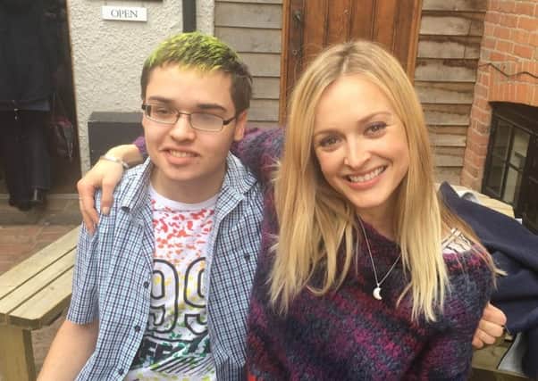 Tyler was recently visited by his favourite presenter Ferne Cotton, a patron of his charity Tyler's Trust